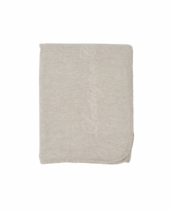 Lexington Hotel Collection Blanket Vit/ Beige