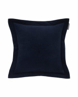 Lexington Hotel Collection Velvet Sham/ Tyynyliina With Embroidery Dark Blue