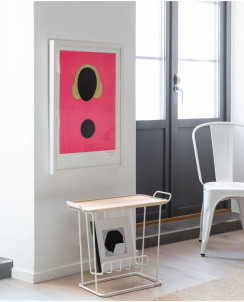 Maze Minnie Mae Sidobord med bricka White/Ash