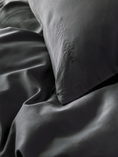 Borås Cotton Cloud Påslakanset Antracit 150x210 cm