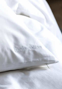 Borås Cotton Cloud Påslakanset Optical White 150x210 cm