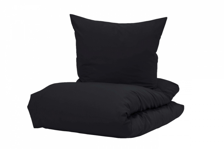 Borås Cotton Cloud Påslakanset Black 150x210 cm i gruppen Sängkläder / Varumärken / Borås Cotton Sängkläder hos Sängvaruhuset Elgen (116182)