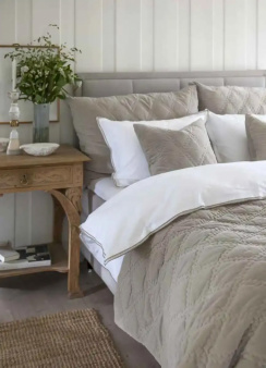 Borås Cotton Sky Påslakanset Beige 150x210 cm