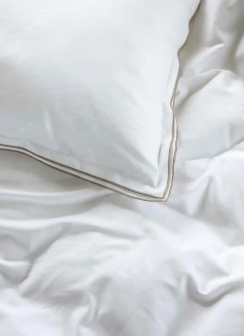 Borås Cotton Sky Påslakanset Beige 150x210 cm