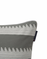 Lexington Embroidery Striped Sham Pudebetræk White/Beige 