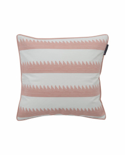 Lexington Embroidery Striped Sham Tyynyliina Pink/White