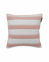 Lexington Embroidery Striped Sham Pudebetræk Pink/White