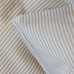 Borås Cotton Cille Påslakanset Beige 150x210 cm