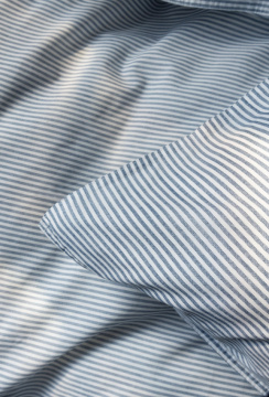 Borås Cotton Cille Påslakanset Blå 150x210 cm