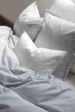 Borås Cotton Cille Påslakanset Blå 150x210 cm