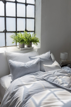 Borås Cotton Cille Påslakanset Blå 150x210 cm