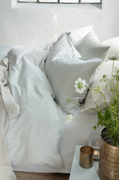 Borås Cotton Cille Påslakanset Grön 150x210 cm