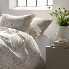 Borås Cotton Liva Påslakanset Blå 150x210 cm