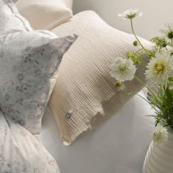 Borås Cotton Liva Påslakanset Blå 150x210 cm