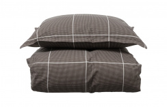 Borås Cotton Billie Påslakanset Brun 150x210 cm