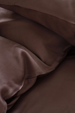 Borås Cotton Bliss Påslakanset Brun 150x210 cm