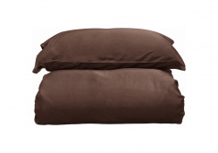 Borås Cotton Bliss Påslakanset Brun 150x210 cm