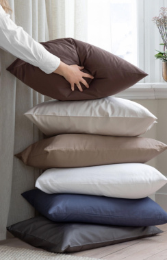 Borås Cotton Cloud Påslakanset Brun 150x210 cm