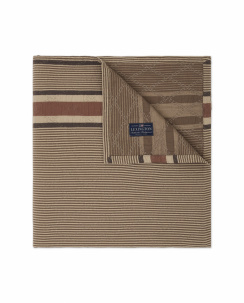 Lexington Side Striped Soft Quilted Cotton Överkast Beige