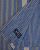 Lexington Side Striped Soft Quilted Cotton Sengetæppe Blue