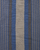 Lexington Side Striped Soft Quilted Cotton Sengetæppe Blue
