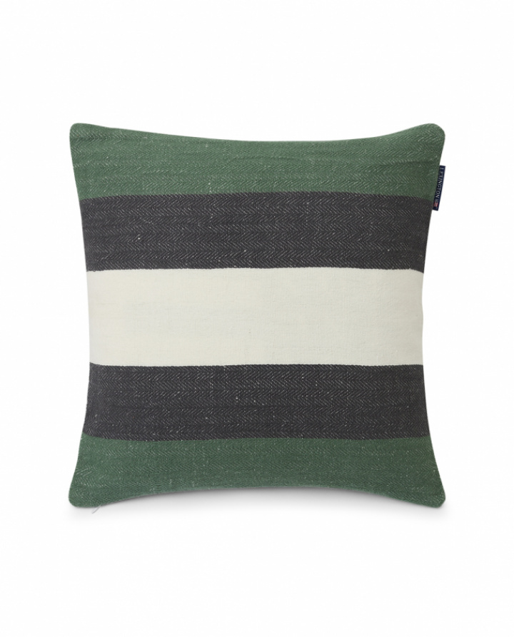 Lexington Irregular Striped Recycled Cotton Pillow Cover 50x50 cm