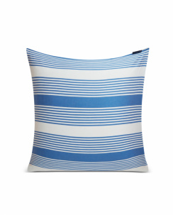 Lexington Blue/White Striped Cotton Sateen Örngott