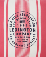 Lexington Striped Logo Printed Organic Cotton Pudebetræk