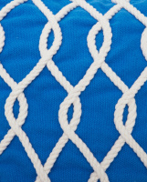 Lexington Blue/White Rope Deco Recycled Cotton Canvas Kuddfodral
