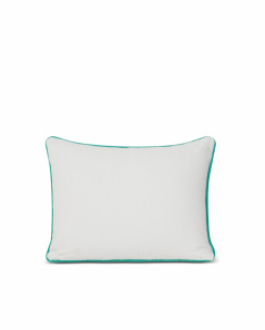 Lexington Beach Club Small Embroidered Organic Cotton Pillow