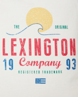 Lexington Sunset Logo Printed Cotton Canvas Tyynynpäällinen