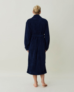 Lexington Morgenkåbe Lesley Fleece Dark Blue