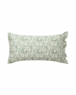 Lexington Green Floral Printed Cotton Sateen Pudebetræk