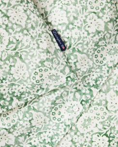 Lexington Green Floral Printed Cotton Sateen Pussilakana setti