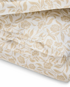 Lexington Flowers Cotton Sengetøjssæt White/Beige