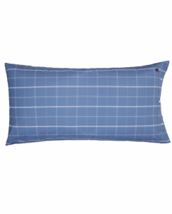 Lexington Checked Cotton Poplin Pudebetræk Misty Blue