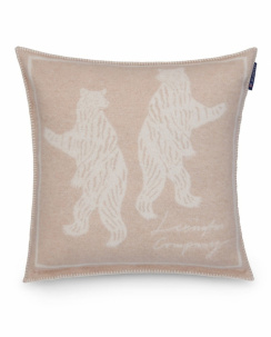 Lexington Bears Jacquard Recycled Wool pudebetræk 50x50 cm