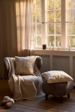Lexington Bears Jacquard Recycled Wool pudebetræk 50x50 cm