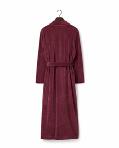 Lexington Aamutakki Cotton Velour Burgundy