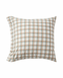 Lexington Checked Cotton Flannel Örngott Green/Beige