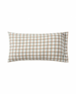 Lexington Checked Cotton Flannel Örngott Green/Beige