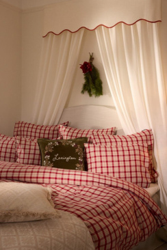 Lexington Checked Cotton Flannel Sengetøjssæt Red/Beige