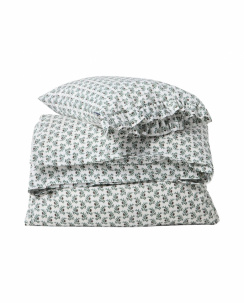 Lexington Flower Printed Cotton Sateen Sengetøjssæt Red/Green/White