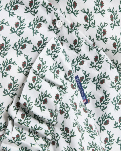 Lexington Flower Printed Cotton Sateen Sengetøjssæt Red/Green/White