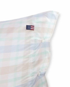 Lexington Multi Checked Cotton Percale Dynebetrækssæt