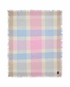 Lexington Multi Checked Recycled Wool Mix Pläd		