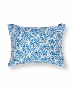 Lexington Flower Printed Cotton Sateen Örngott Blue/White