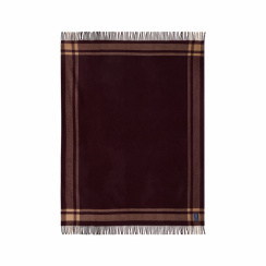 Lexington Frame Striped Recycled Wool Fig/Fudge 130x170 cm
