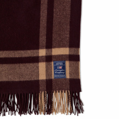 Lexington Frame Striped Recycled Wool Fig/Fudge 130x170 cm