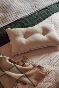 Lexington Jacquard Organic Cotton Överkast Light Beige